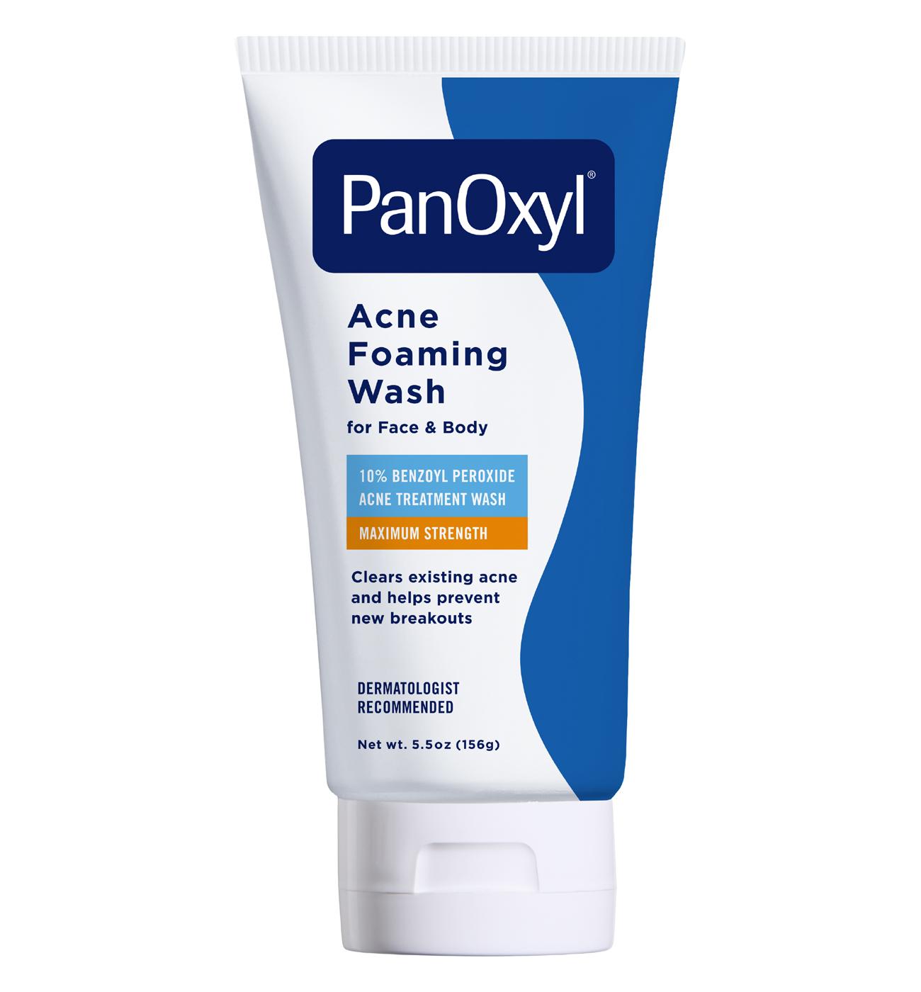 PanOxyl Face & Body Maximum Strength Acne Foaming Wash; image 2 of 10