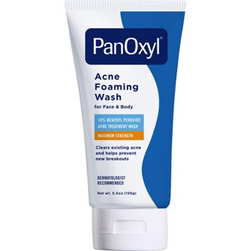 PanOxyl Face & Body Maximum Strength Acne Foaming Wash, 5.5 oz