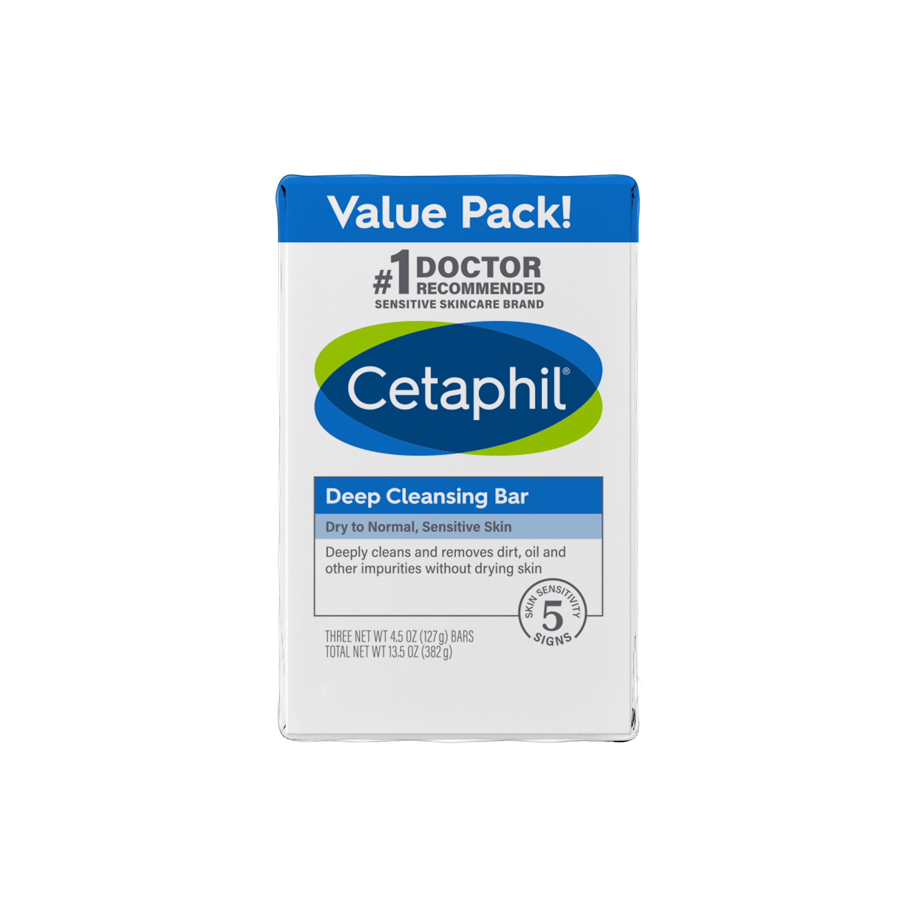 Cetaphil Deep Cleansing Bar Shop Cleansers & Soaps at HEB
