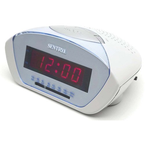 Sentry Digital LED Alarm Clock AM/FM Radio Shop at HEB