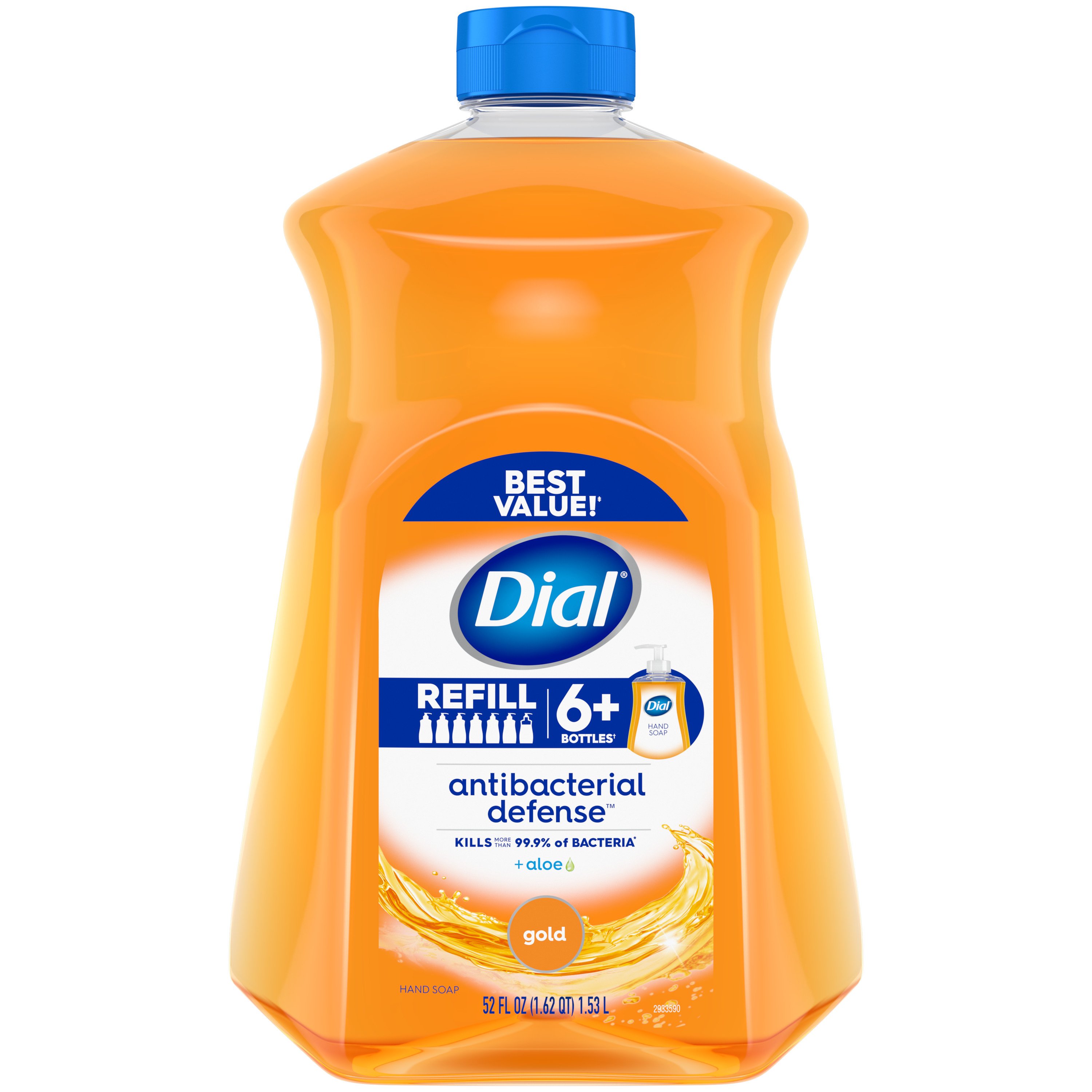Dial Gold Antibacterial Hand Soap Refill Shop Cleansers Soaps At H E B