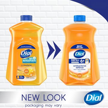 Dial Antibacterial Defense Aloe Hand Soap Refill - Gold, 52 oz