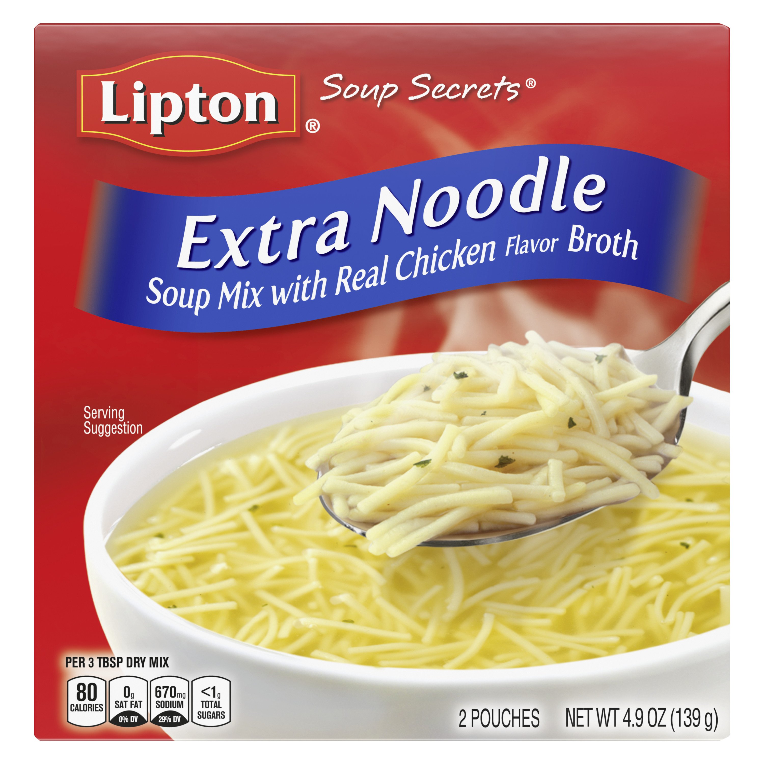 Lipton Recipe Secrets Onion Soup and Dip Mix 4.9 oz, 2 Count