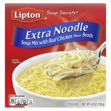 Lipton Soup Secrets Extra Noodle Soup Mix