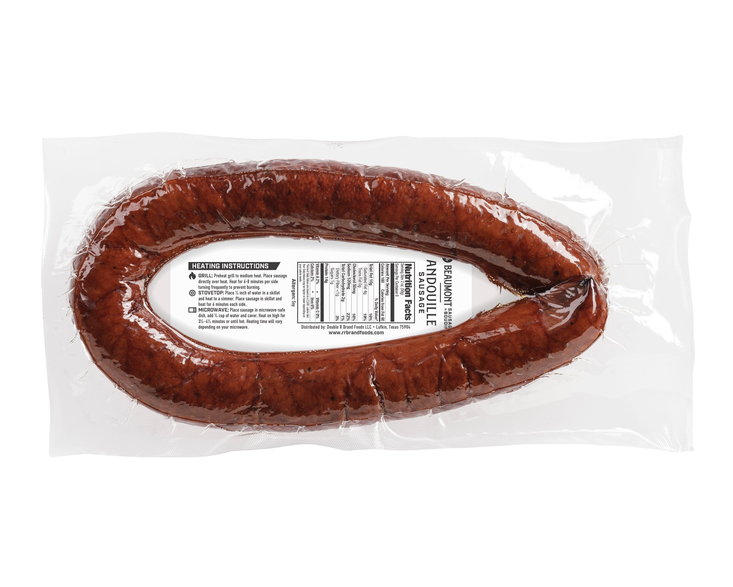 Beaumont Sausage Boudin Co. Andouille Sausage Shop Sausage at