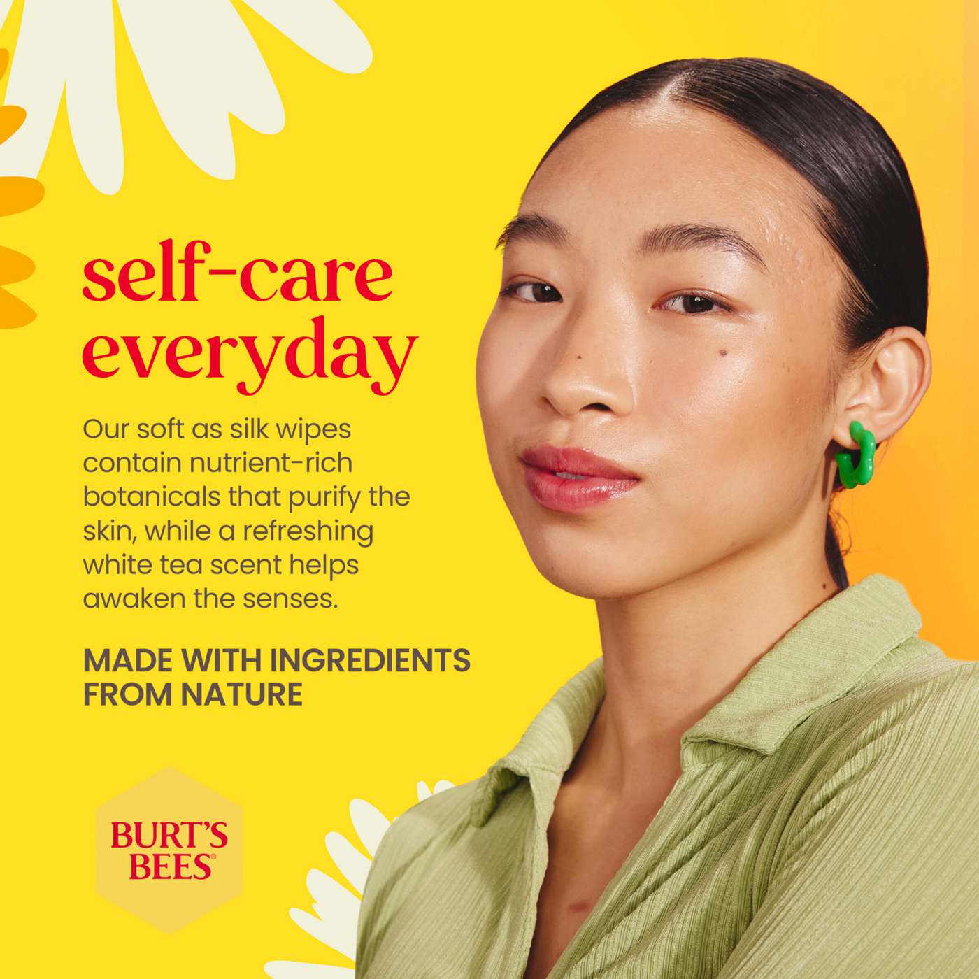 Burt's Bees Purifying Facial Towelettes - White Tea; image 11 of 12