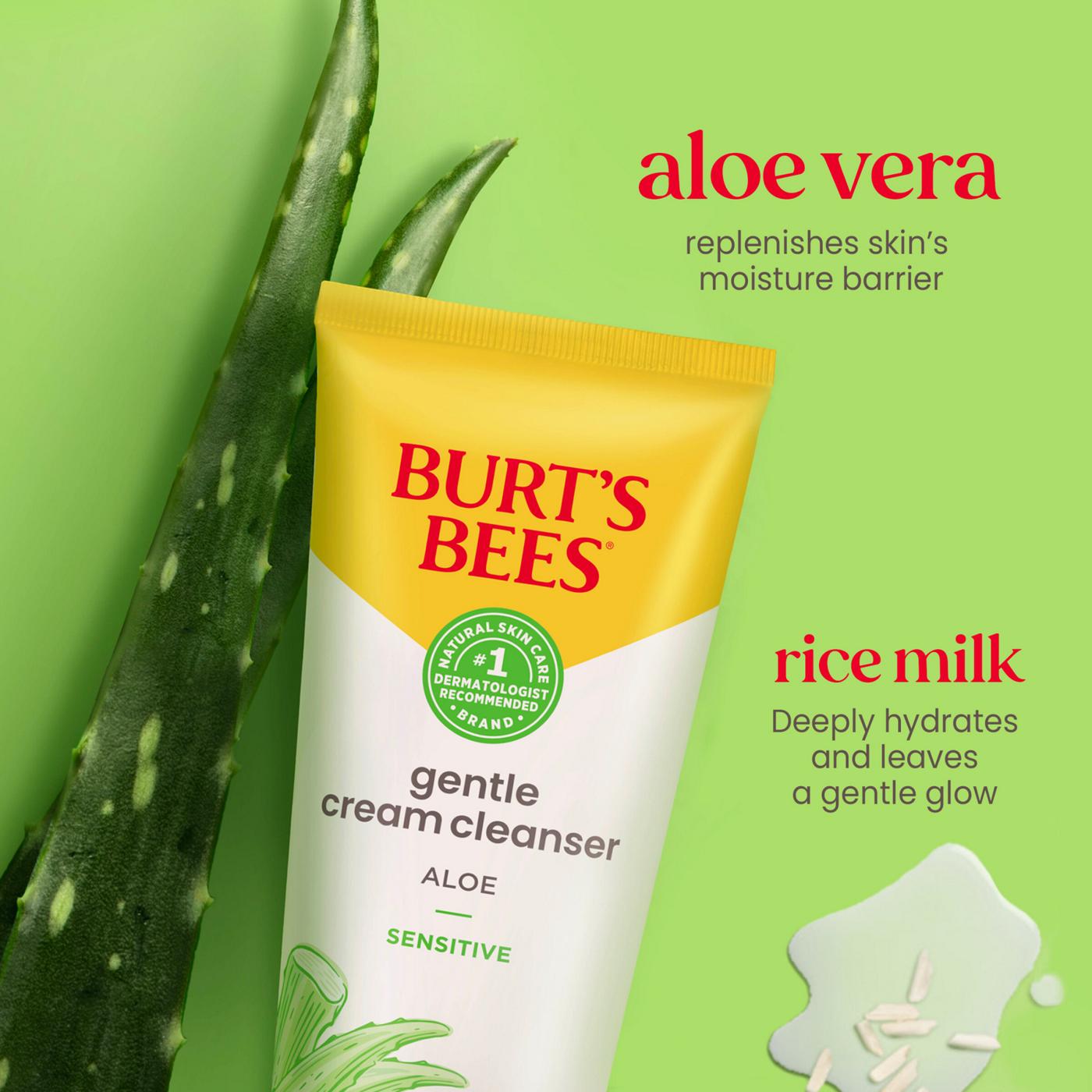 Burt's Bees Sensitive Gentle Cream Cleanser; image 5 of 5