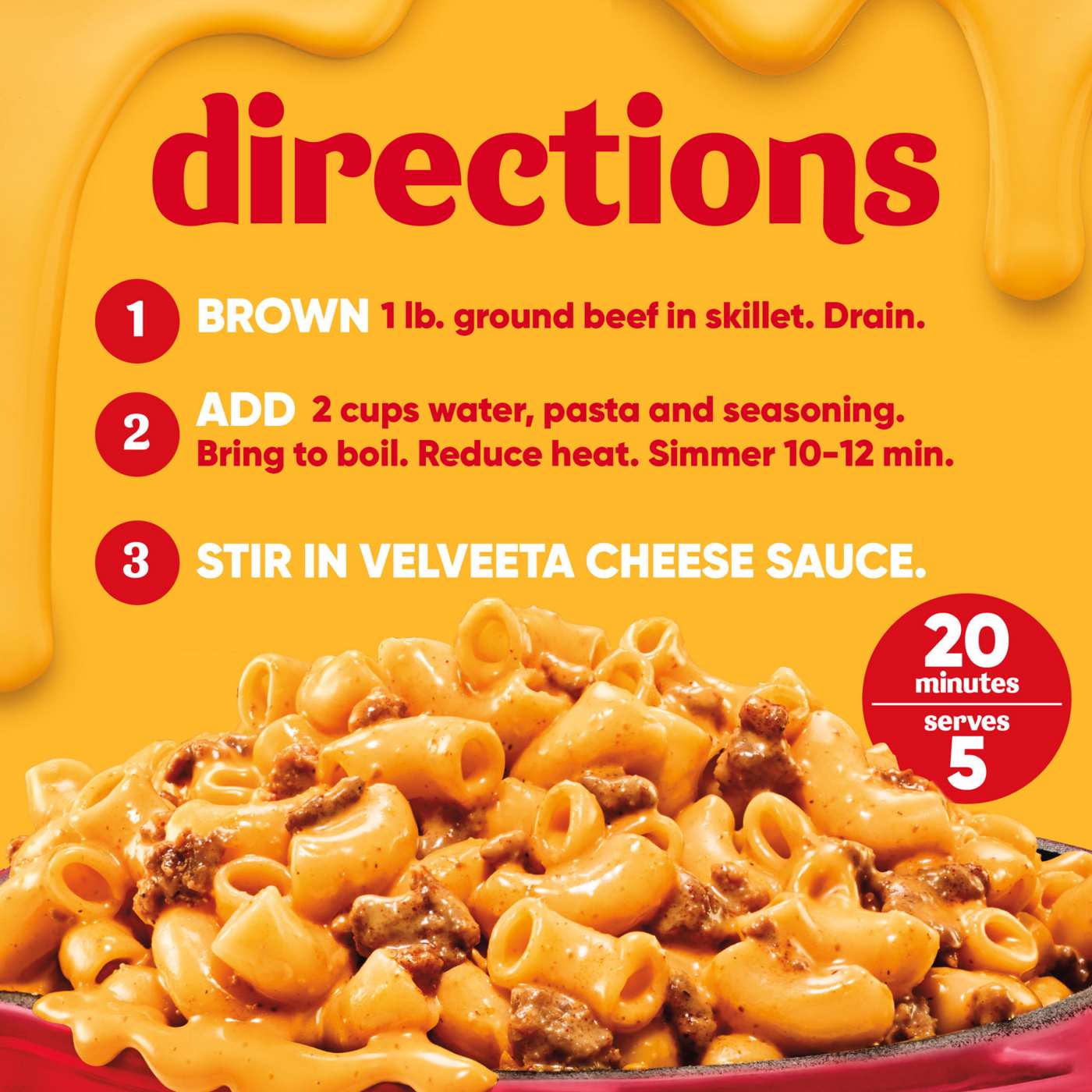 Velveeta Velveeta Skillets Ultimate Cheeseburger Mac Dinner Kit; image 7 of 9