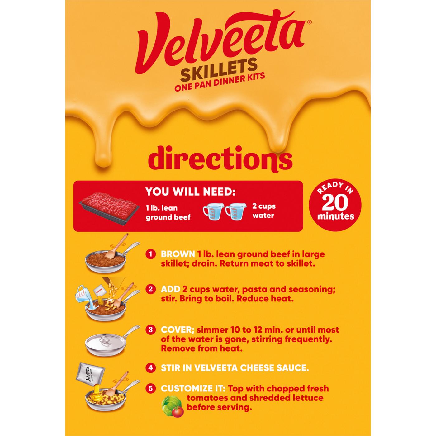 Velveeta Velveeta Skillets Ultimate Cheeseburger Mac Dinner Kit; image 9 of 9