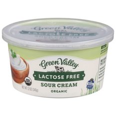 Green Valley Organic Lactose Free Sour Cream, 12 oz | Central