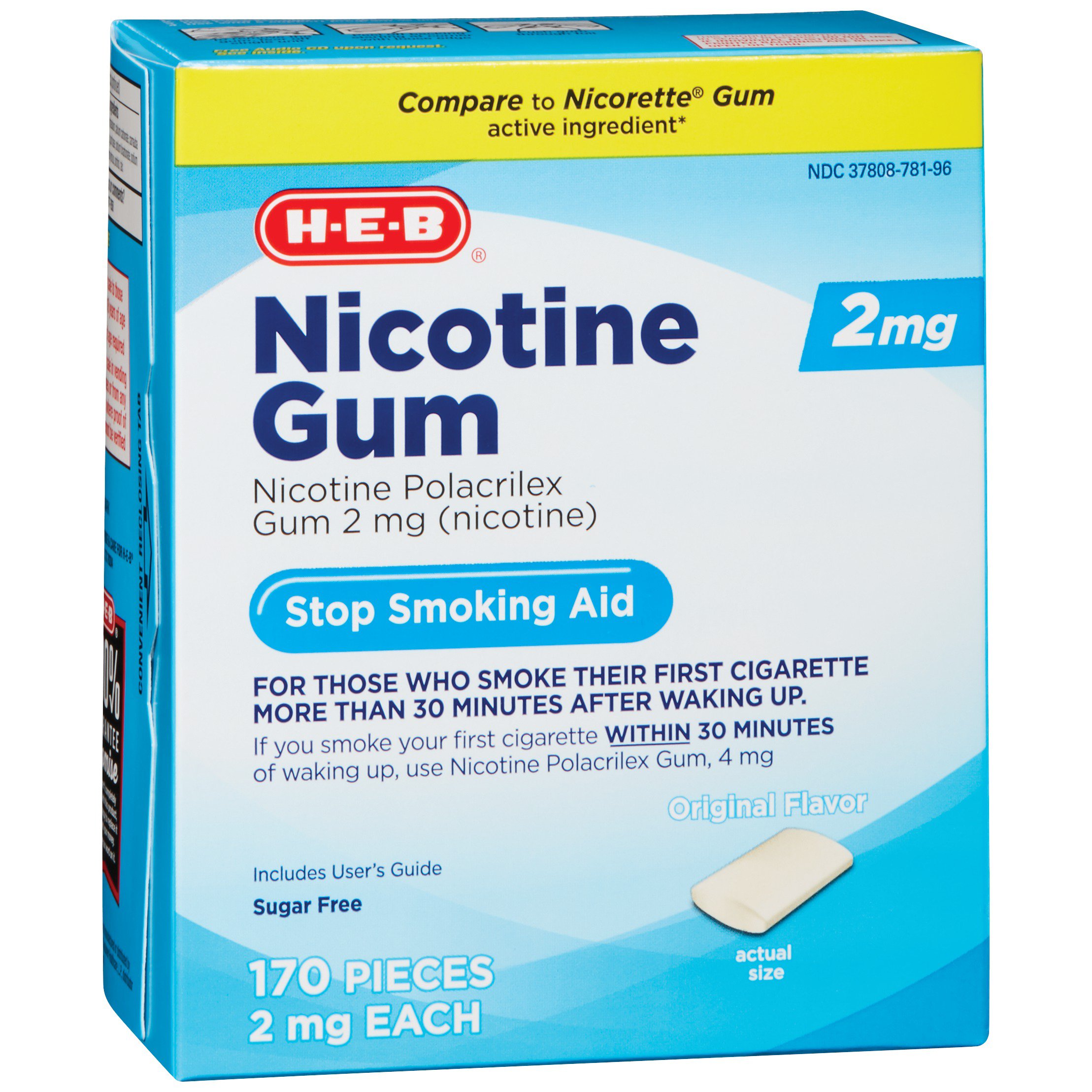 H-E-B 2 Mg Nicotine Gum Stop Smoking Aid - Shop Smoking Cessation At H-E-B