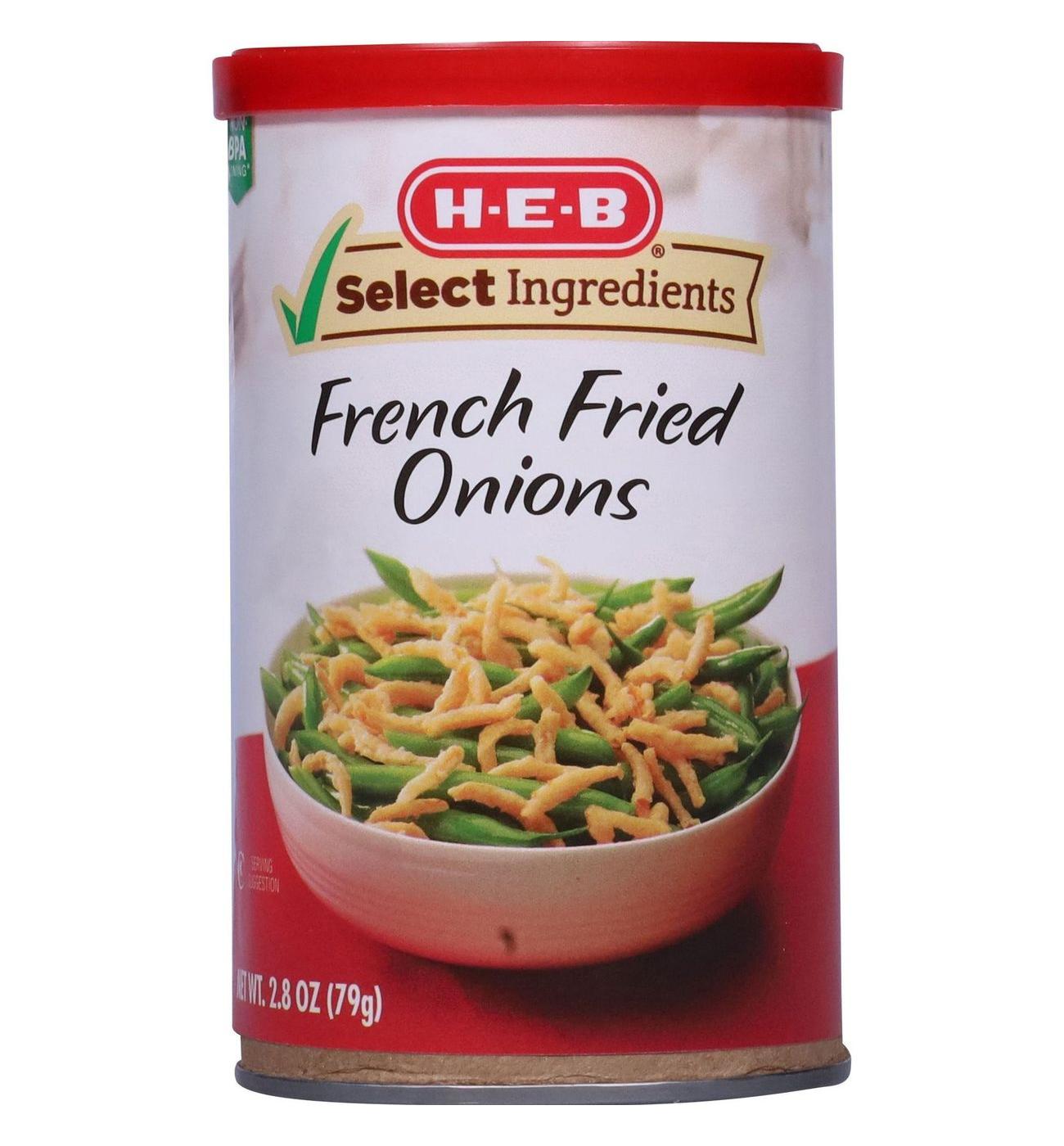 H-E-B French Fried Onions; image 1 of 2