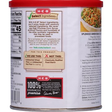 H-E-B French Fried Onions, 6 oz