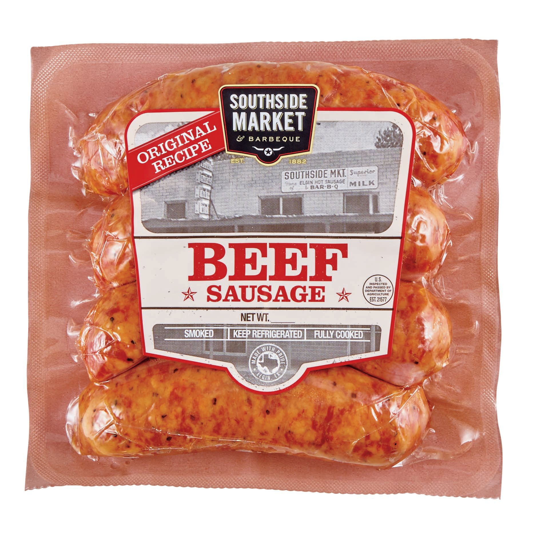 Southside Market & BBQ Beef Sausage Shop Sausage at HEB