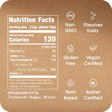 Sugar in the Raw Liquid Turbinado Cane Sugar, 12.5 oz