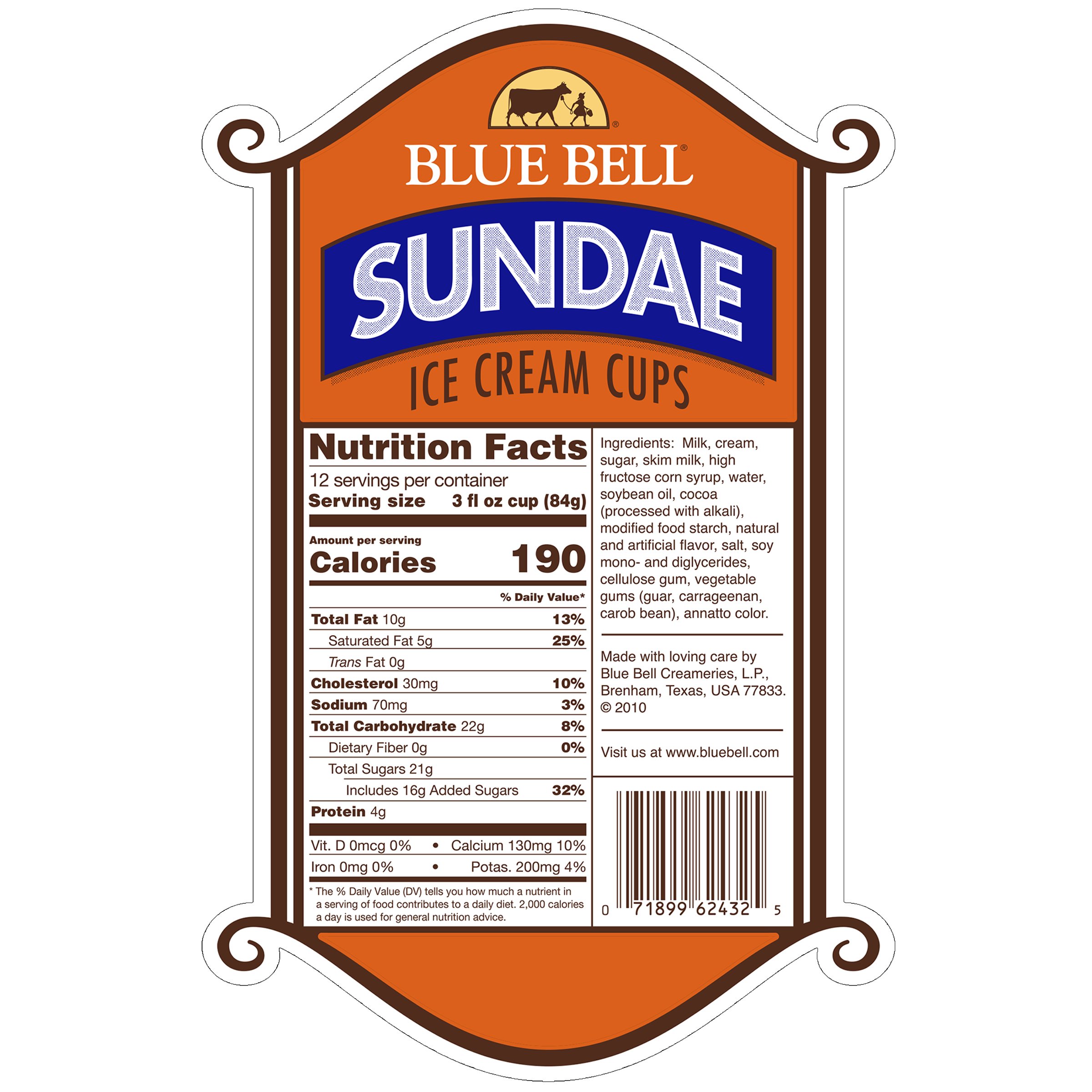 Blue Bell Birthday Cake Ice Cream Cups - Shop Ice Cream at H-E-B