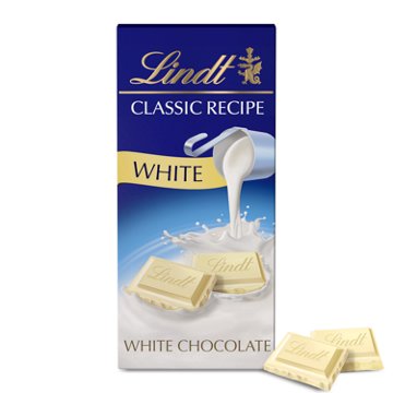Lindt Classic Recipes White Chocolate Bar