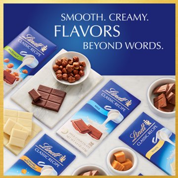 Lindt Classic Recipes White Chocolate Bar