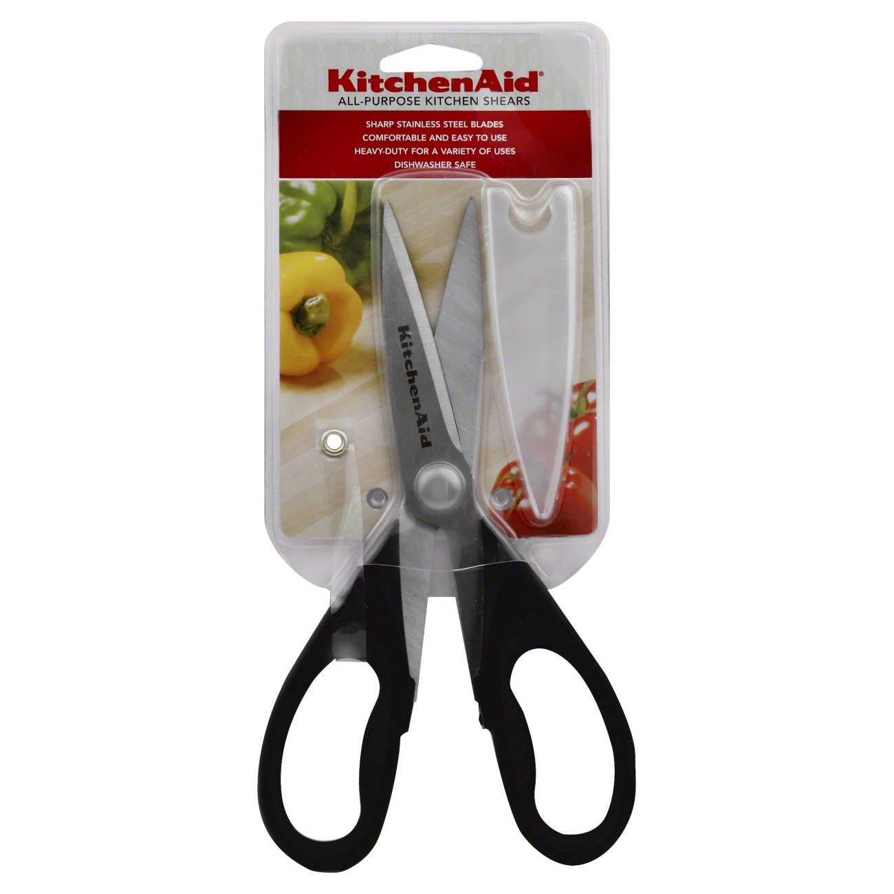 KitchenAid Black AllPurpose Kitchen Shears Shop Kitchen Shears at HEB