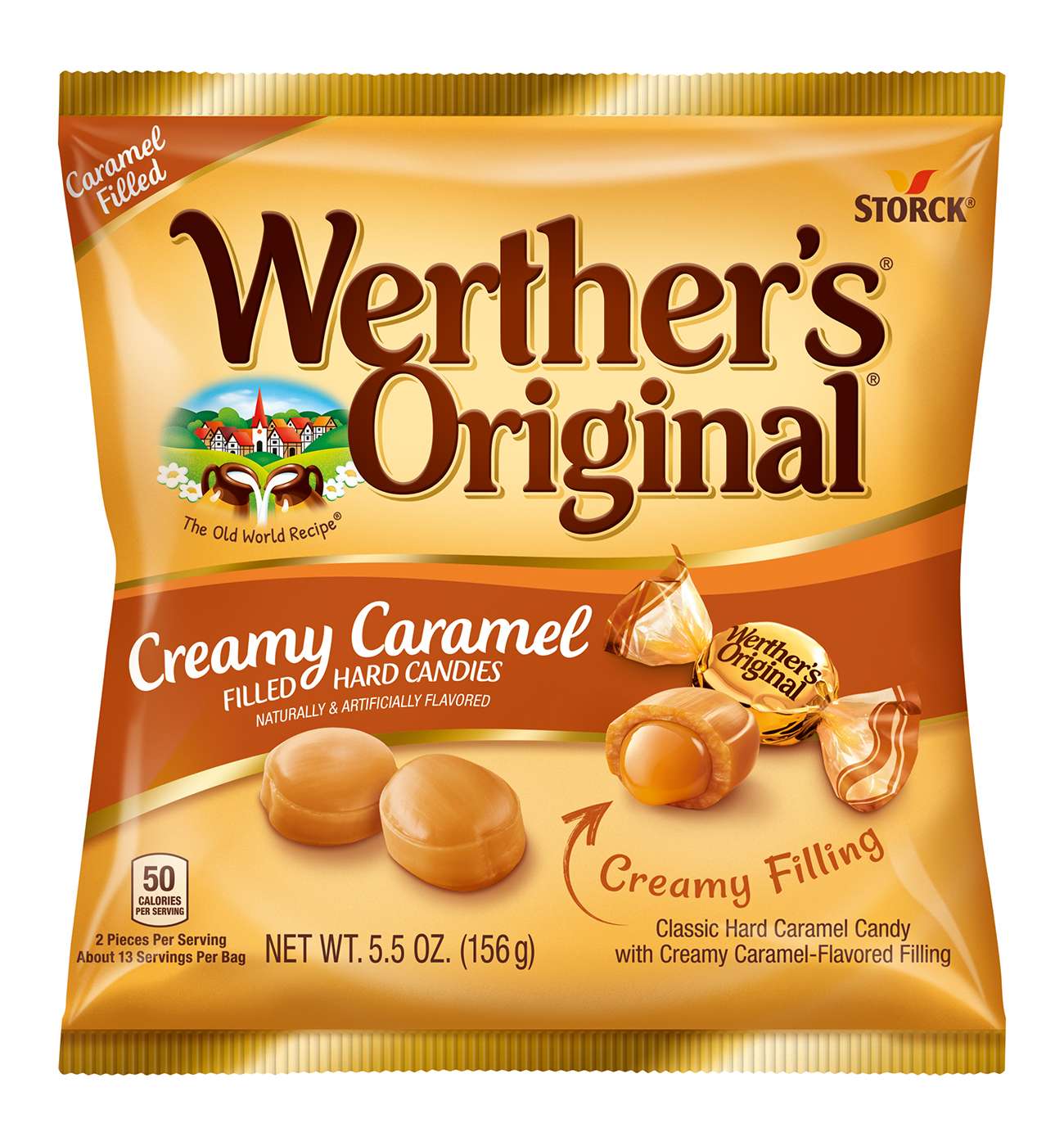 Werther's Original Creamy Caramel Filled Hard Candies; image 1 of 2