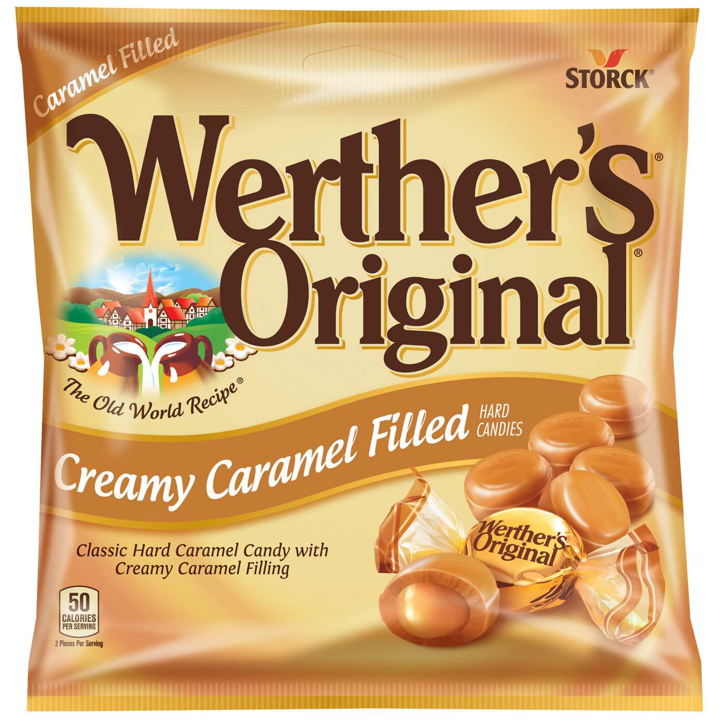 Werther's Original Creamy Caramel Filled Candy; image 1 of 6