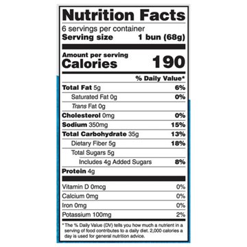 Udi's Gluten Free Classic Hot Dog Buns, 6 ct