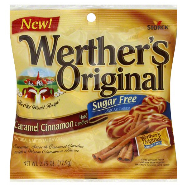 Werther's Original Sugar Free Caramel Cinnamon Hard Candies Shop