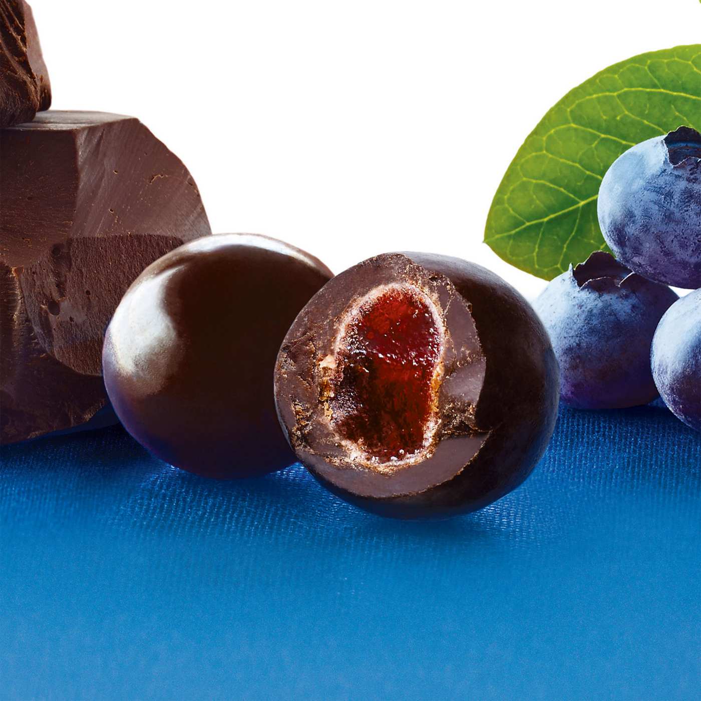 Brookside Acai & Blueberry Snacking Dark Chocolate; image 2 of 7