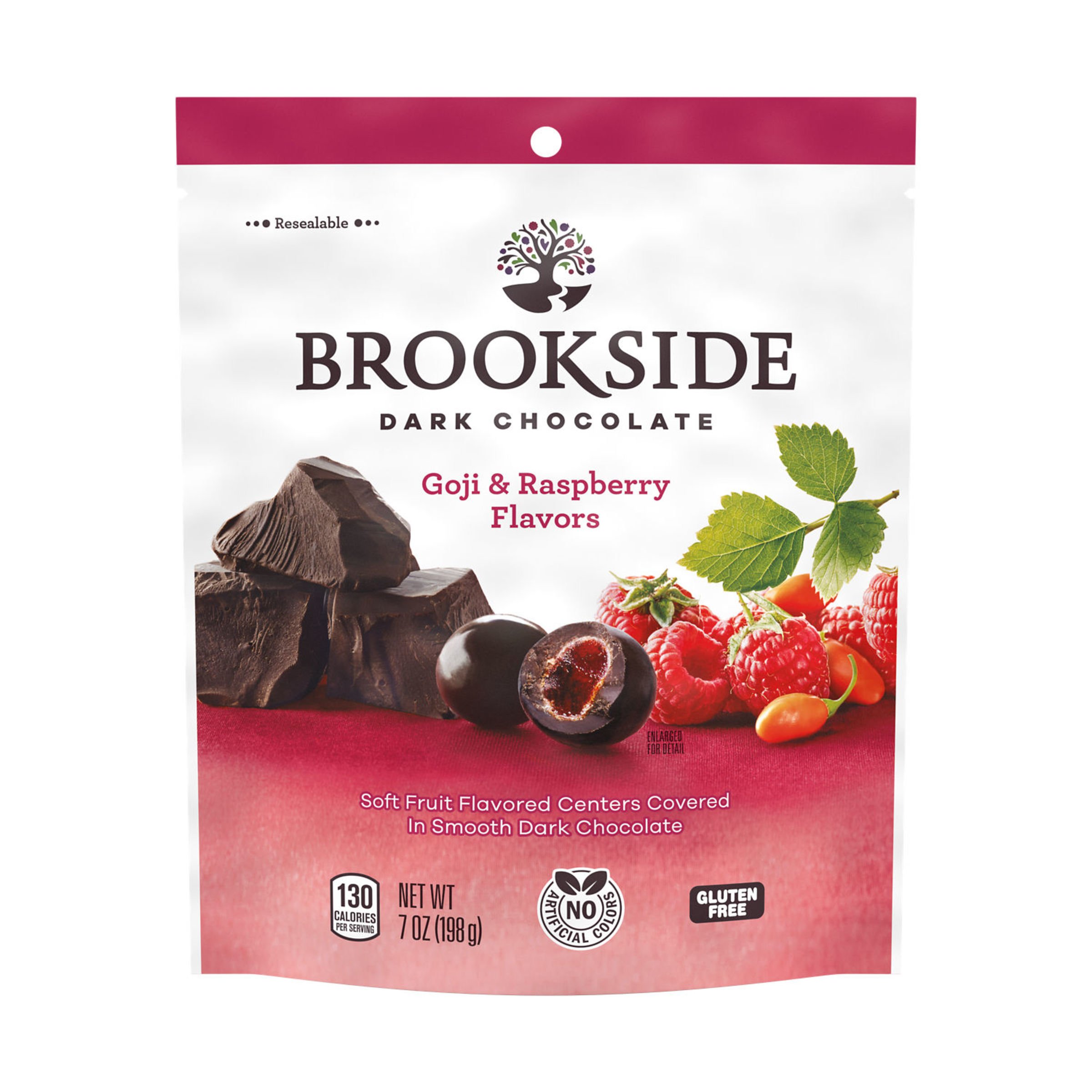 Brookside Dark Chocolate Raspberry And Almonds Shop Candy at HEB