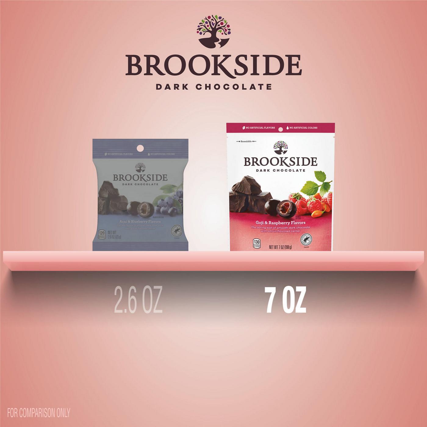 Brookside Dark Chocolate Goji & Raspberry Flavored Snacking Chocolate; image 3 of 7