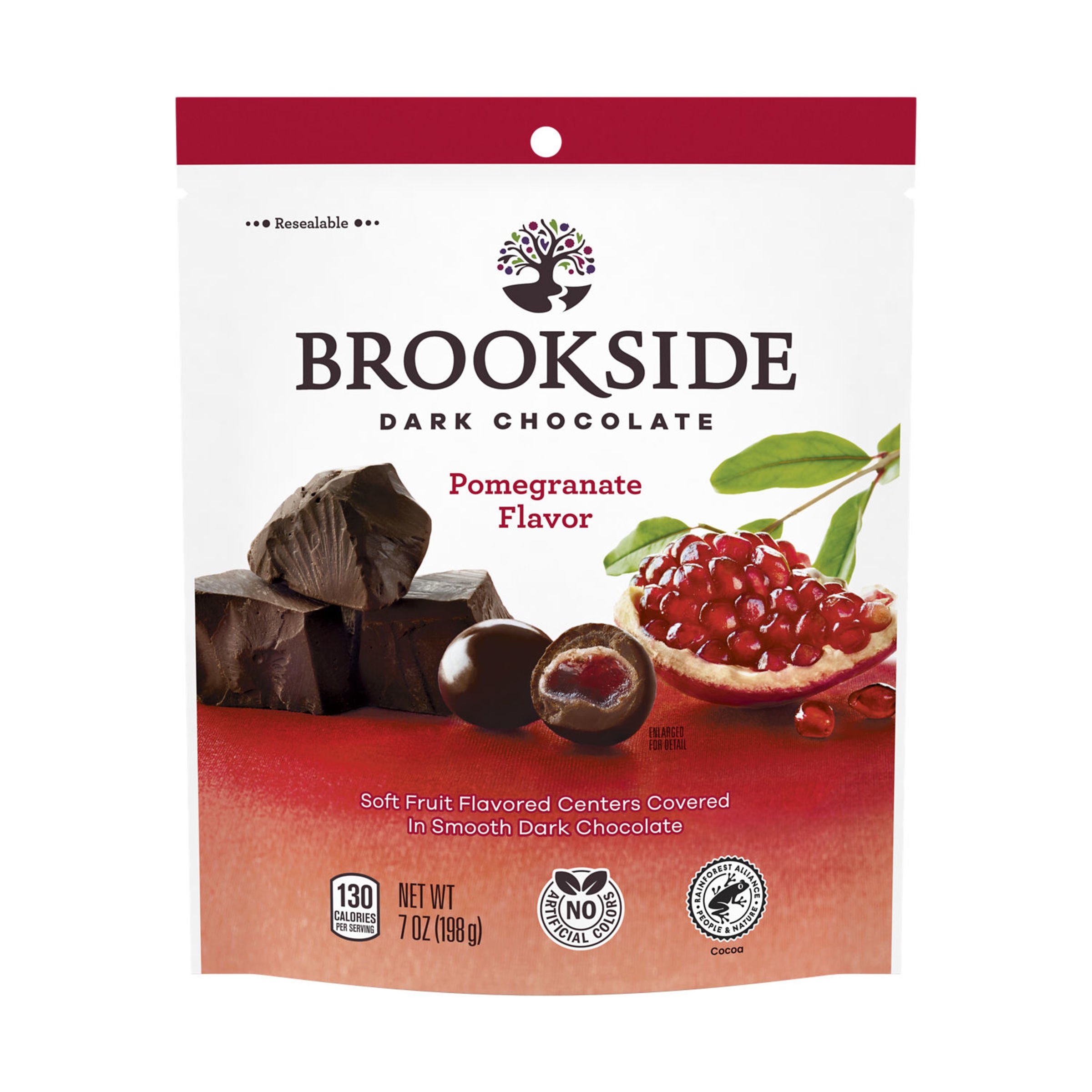 Brookside Dark Chocolate Pomegranate Flavored Snacking Chocolate