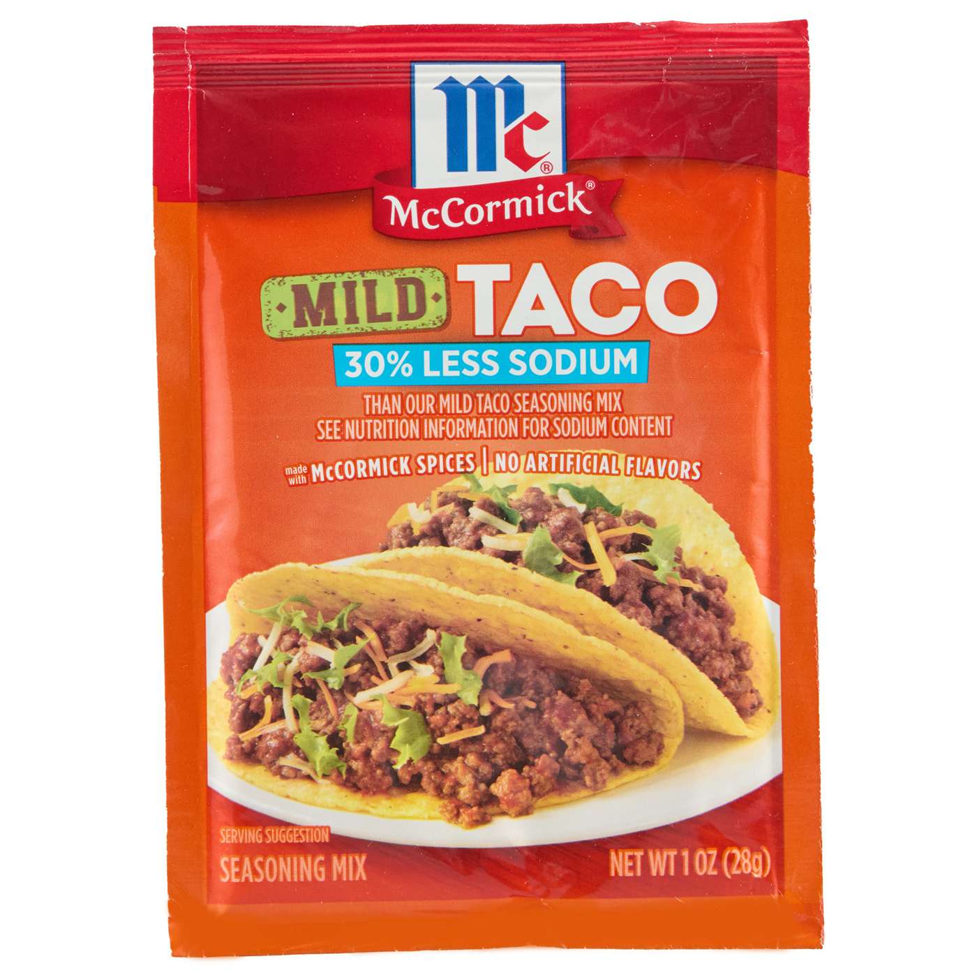 McCormick 30% Less Sodium Mild Taco Seasoning Mix; image 1 of 7