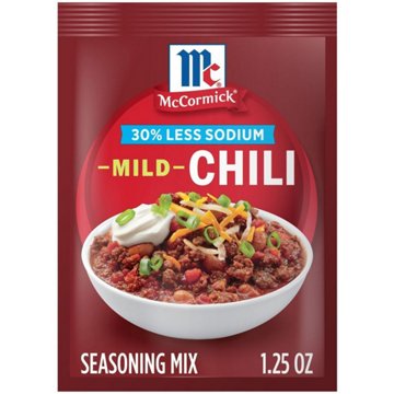 McCormick 30% Less Sodium Mild Chili Seasoning Mix