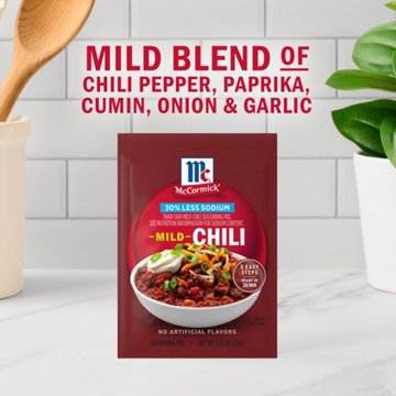 McCormick 30% Less Sodium Mild Chili Seasoning Mix