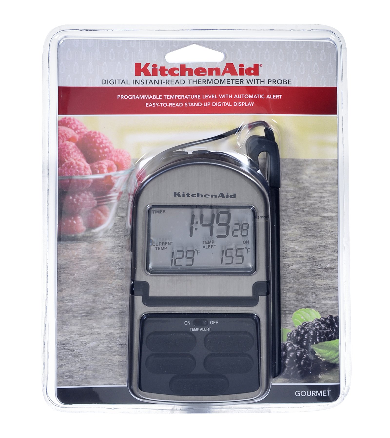 KitchenAid Digital InstantRead Thermometer with Probe Shop Utensils