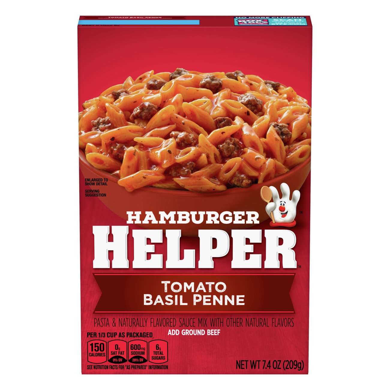 Hamburger Helper Italian Tomato Basil Penne Shop Pantry Meals at HEB