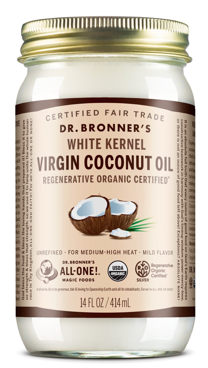 Dr. Bronner's White Kernel Organic Virgin Coconut Oil Shop Oils at HEB
