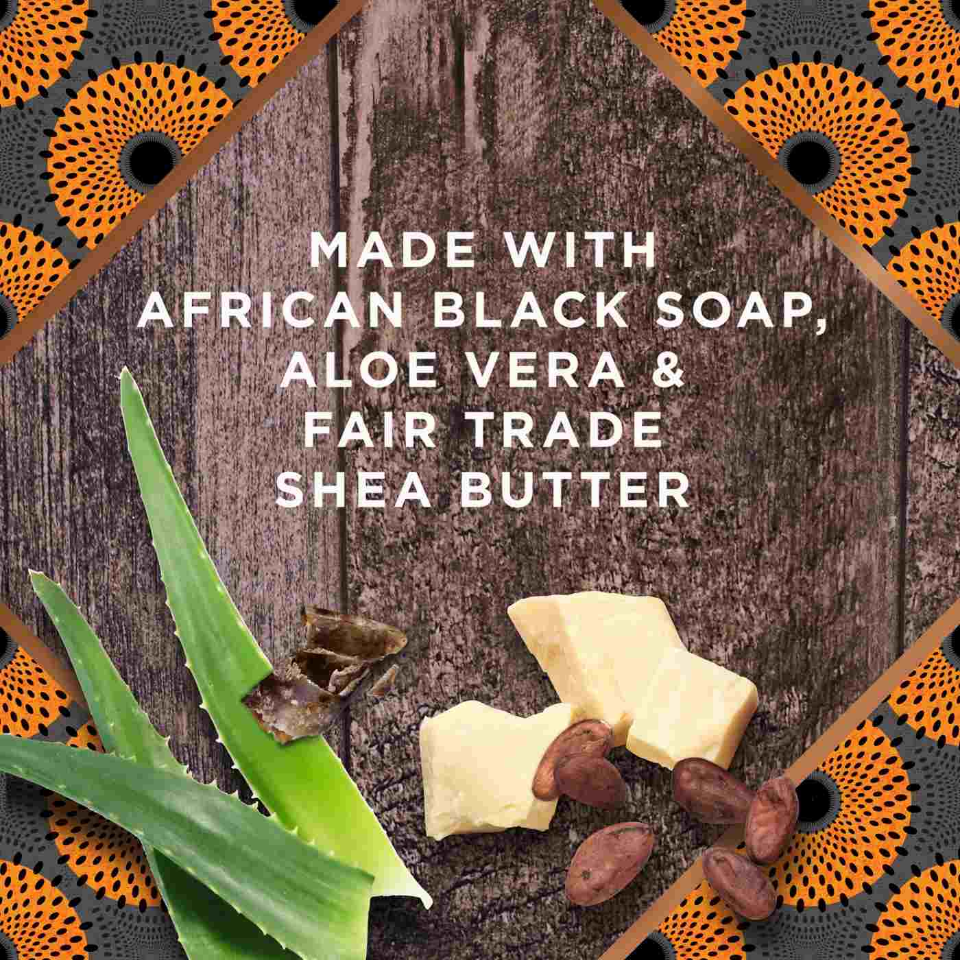 Nubian Heritage African Black Soap Detoxifying Bar Soap; image 5 of 6