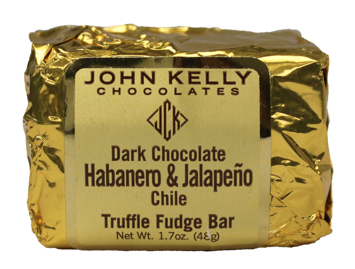 John Kelly Chocolates Dark Chocolate Habanero & Jalapeno Chile Truffle