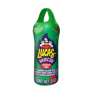 Lucas Muecas Watermelon Lollipop with Chili Powder Candy