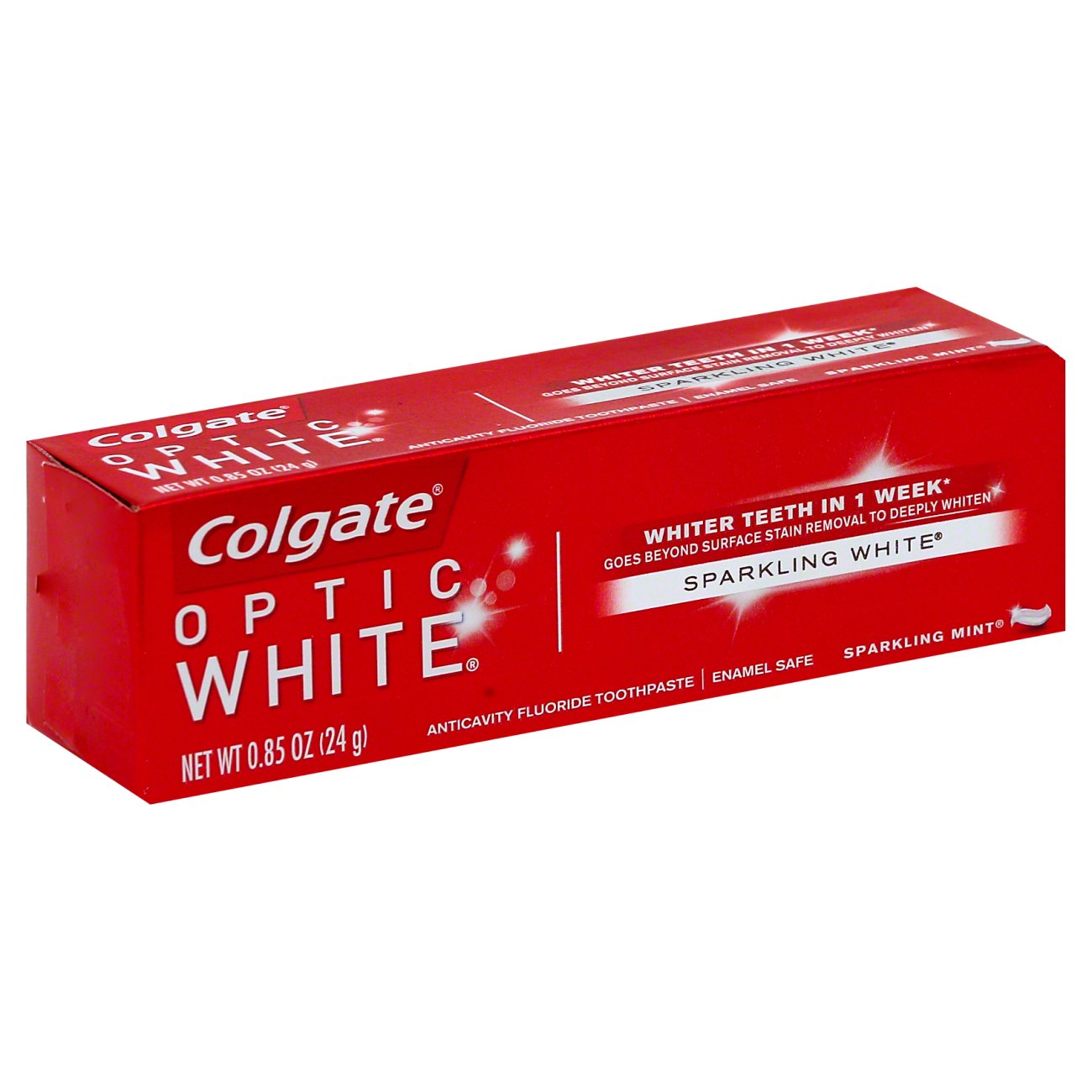 travel size colgate optic white toothpaste
