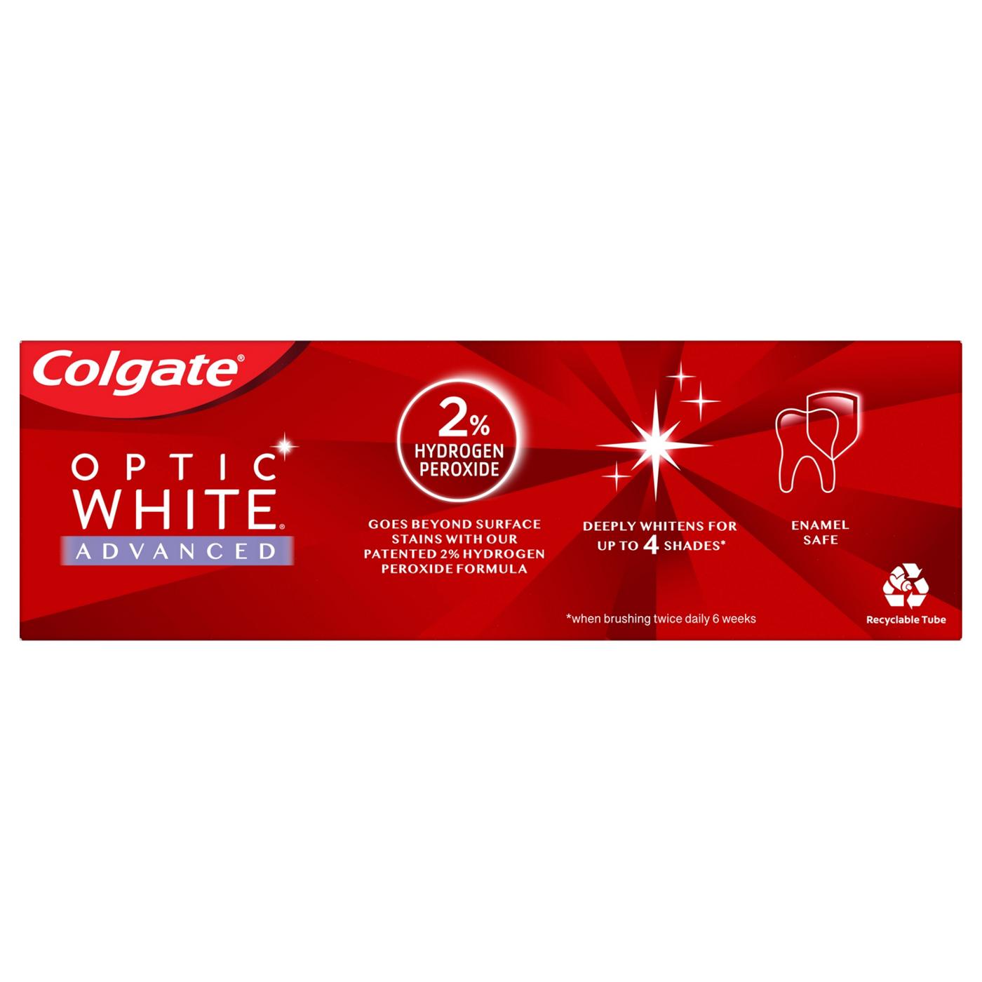 Colgate Optic White Advanced Anticavity Toothpaste - Sparkling White; image 6 of 9