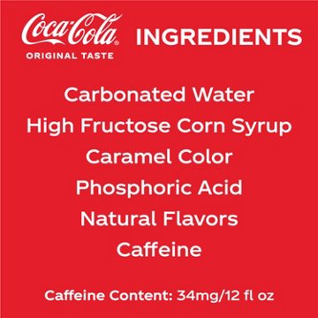 Coca-Cola Soda Soft Drink