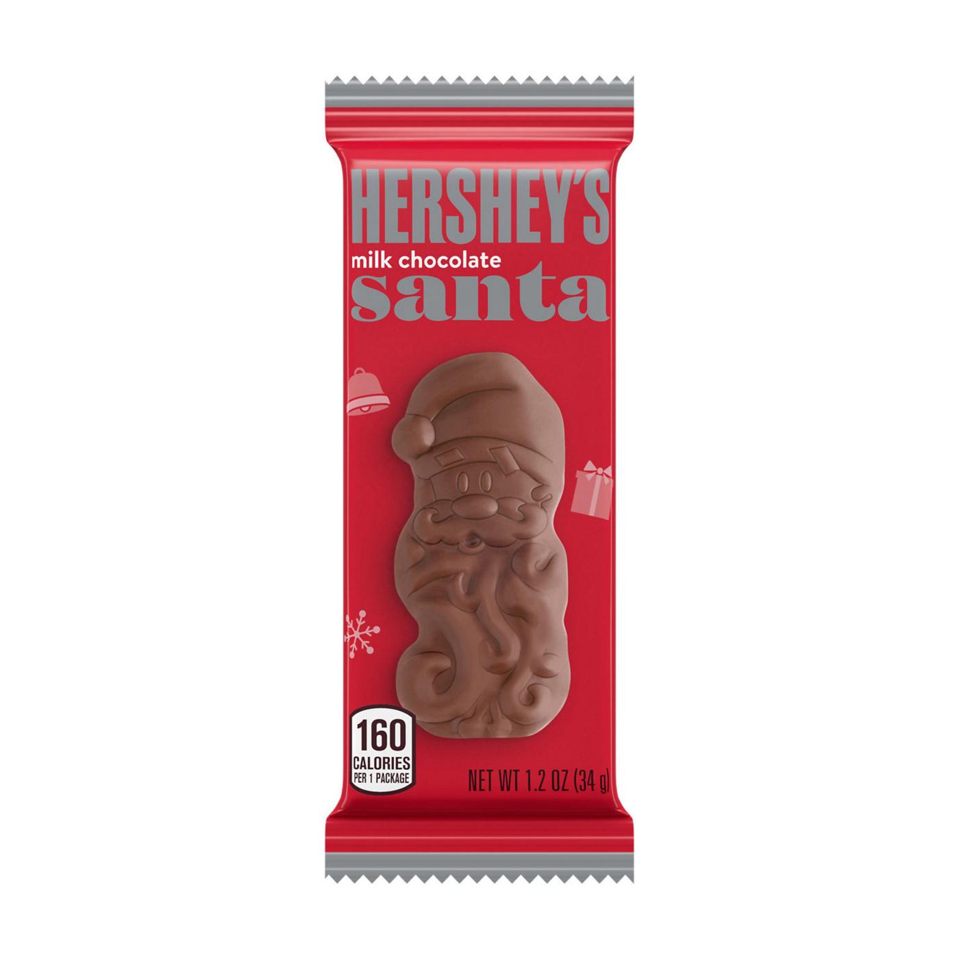 Hershey's Milk Chocolate Santas Christmas Candy; image 6 of 7