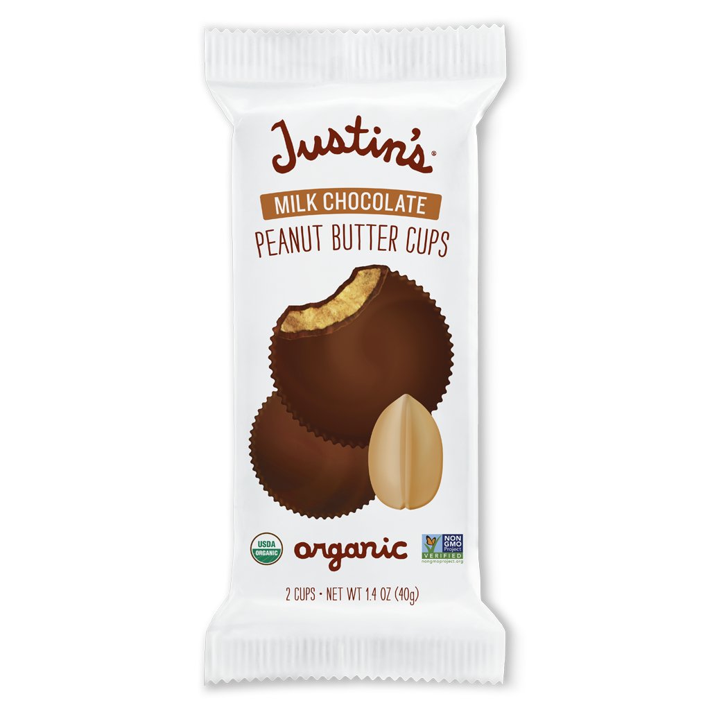 Justin's Organic Milk Chocolate Peanut Butter Cups - Shop Candy At H-e-b