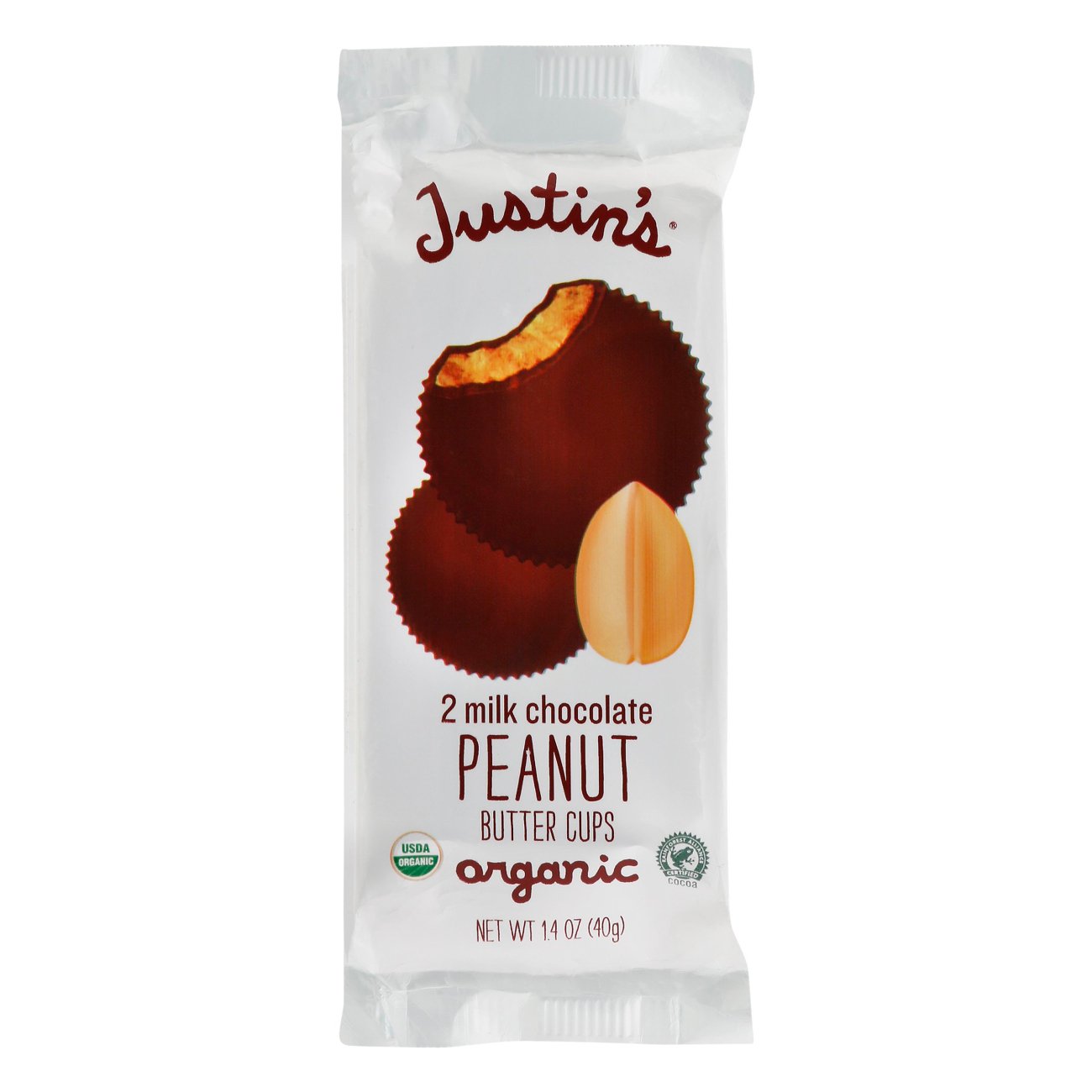 Justin's Organic Milk Chocolate Peanut Butter Cups - Shop Candy at