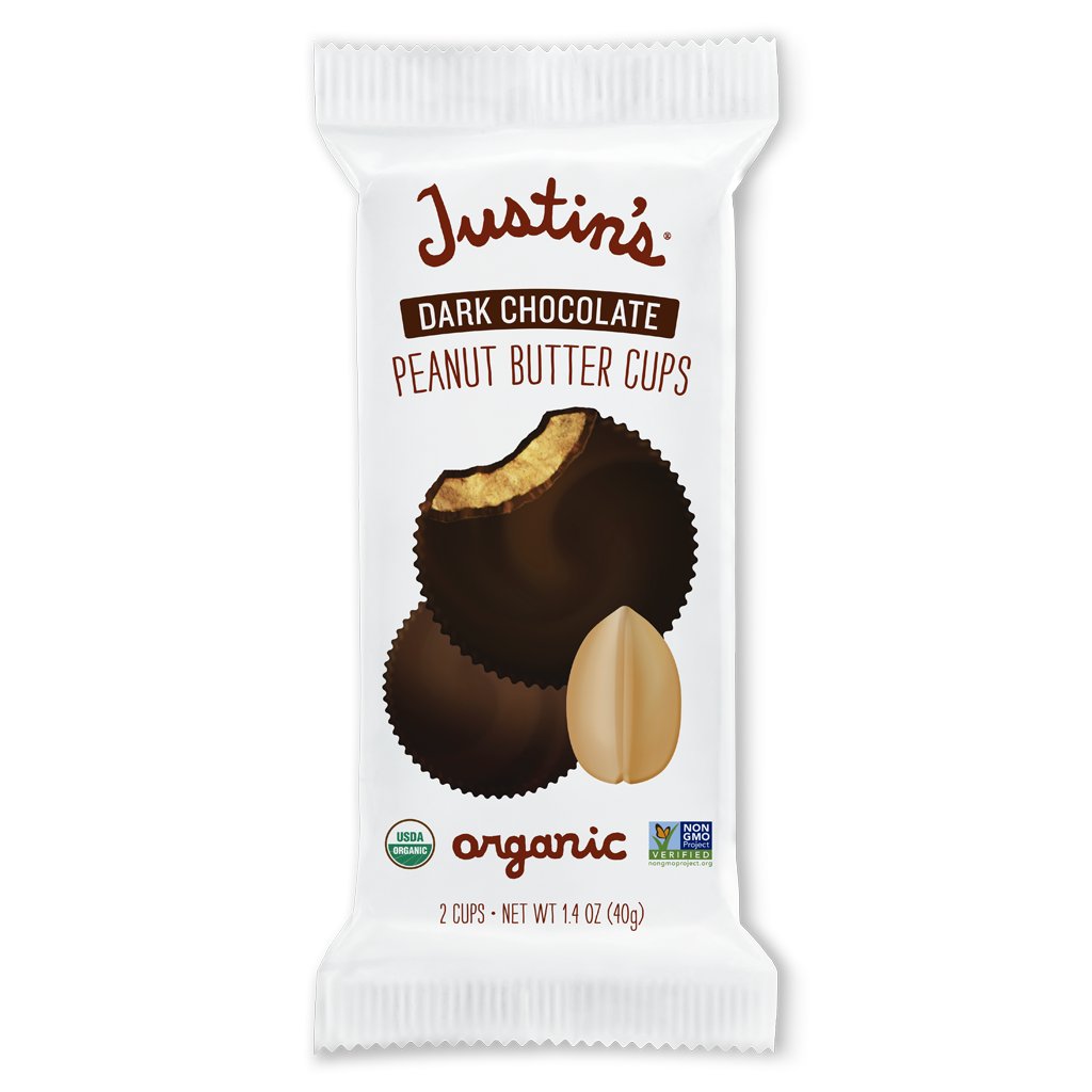 Justin's Organic Dark Chocolate Peanut Butter Cups Shop Candy at HEB