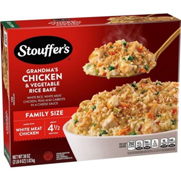 Stouffer's Grandma's Chicken And Vegetable Rice Bake Frozen Meal