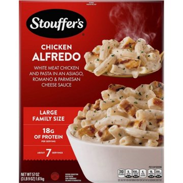 Stouffer's Chicken Alfredo Pasta Frozen Meal, 57 oz