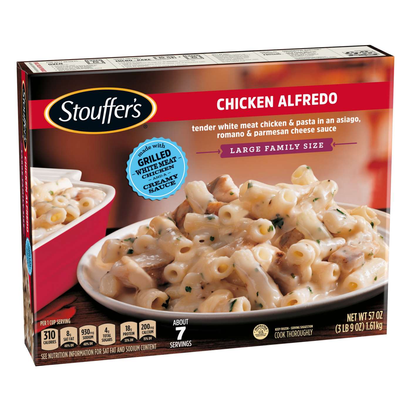 Stouffer's Frozen Chicken Alfredo - Large Family-Size; image 5 of 6